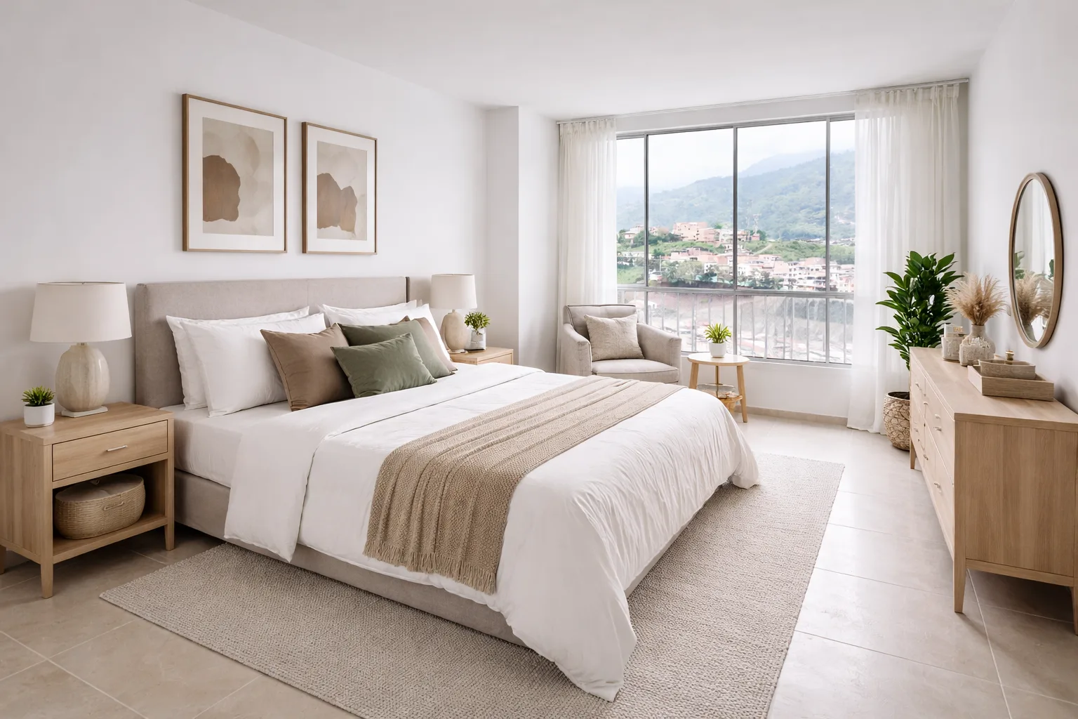 Render 4 — Penthouse — 3 habitaciones, 3 baños, 104.1 m²